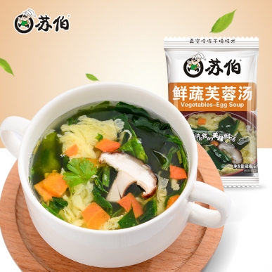 福建鮮蔬蛋花湯6g速食湯