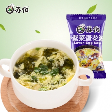 廣州蘇伯12g裝紫菜蛋花速食湯